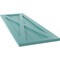 Ekena Millwork True Fit PVC Single X-Board Farmhouse Fixed Mount Shutters, Pure Turquoise, 15W x 80H, PR TFP001FH15X080PT - alternate 8